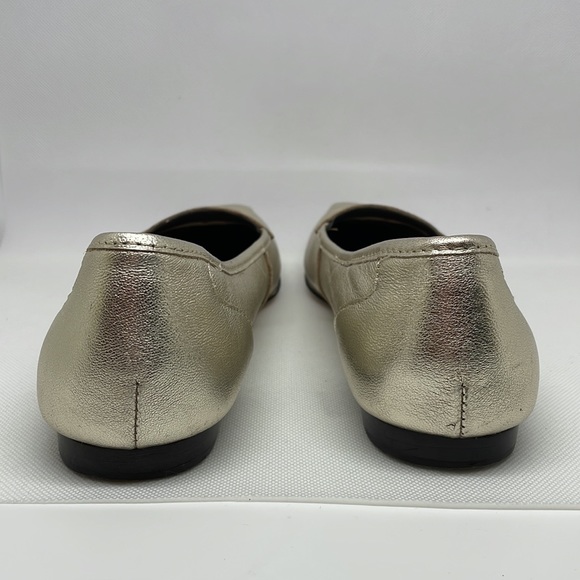 Array Freedom Leather Loafers - metallic gold - size 8N - Picture 6 of 9